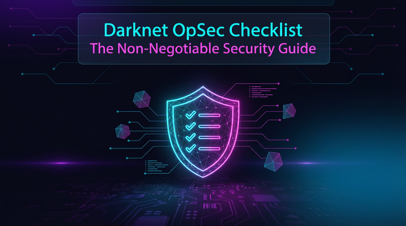 Darknet OpSec Checklist 2025 – The Non-Negotiable Security Guide